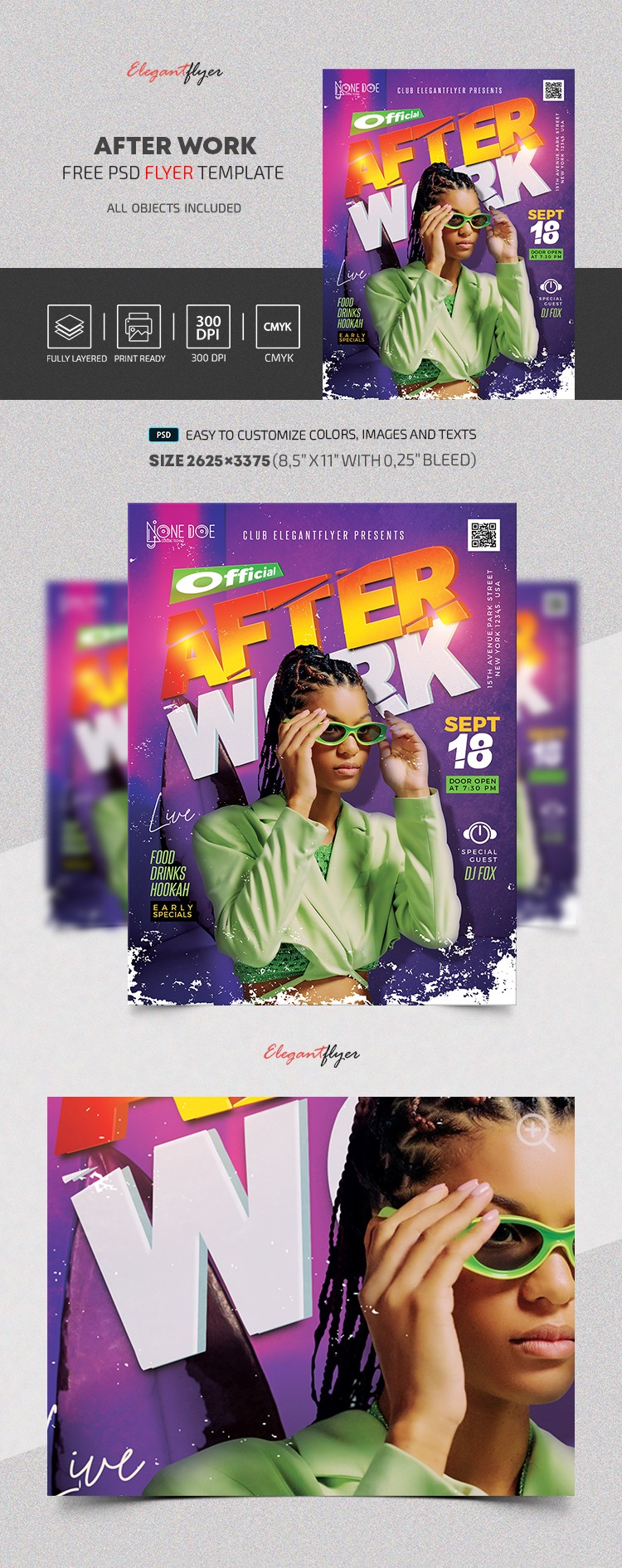 Folheto da Festa After Work by ElegantFlyer Folheto da Festa After Work by ElegantFlyer