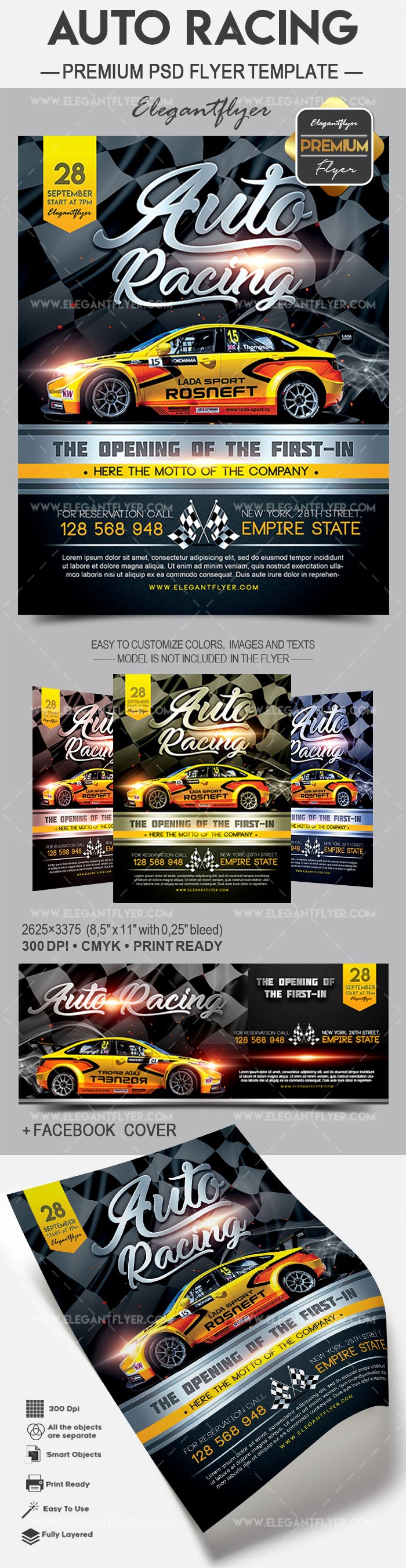 Auto Racing by ElegantFlyer Auto Racing by ElegantFlyer