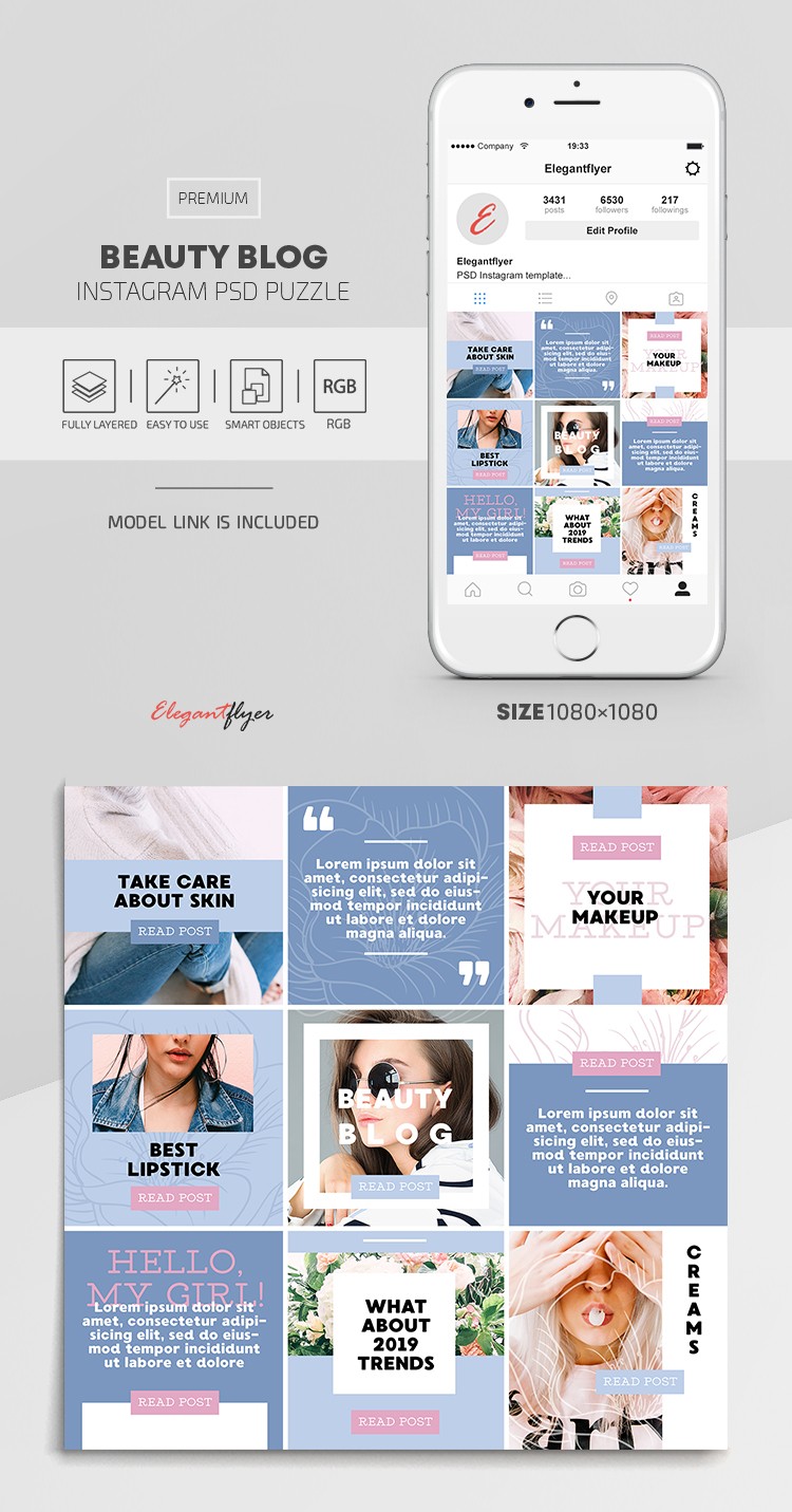 Piękno Blog Instagram by ElegantFlyer Piękno Blog Instagram by ElegantFlyer