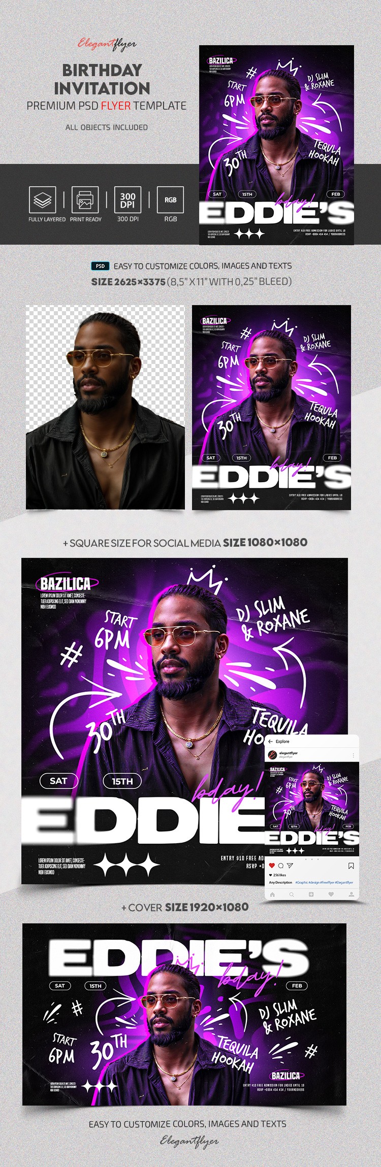 Anniversaire by ElegantFlyer Anniversaire by ElegantFlyer