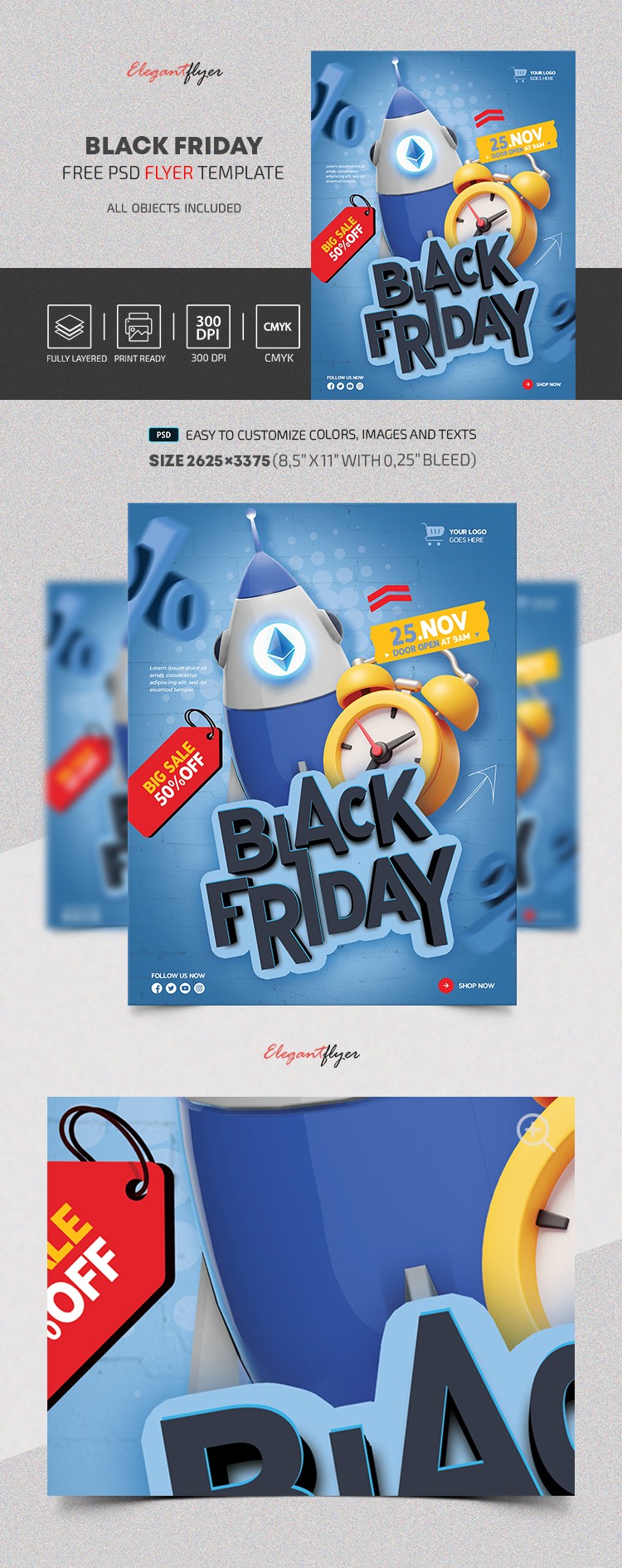 Flyer da Black Friday by ElegantFlyer Flyer da Black Friday by ElegantFlyer