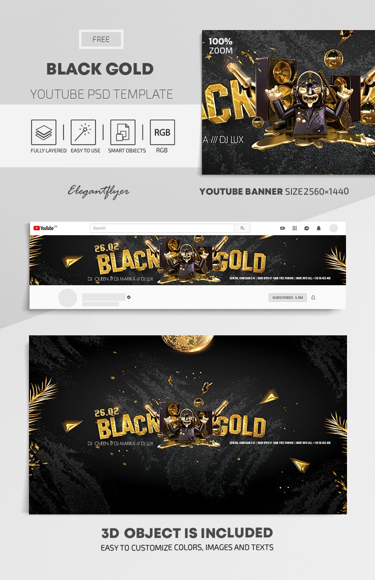 Black Gold en Youtube by ElegantFlyer