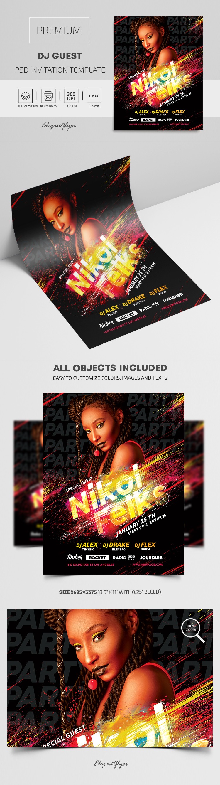 DJ Gast Flyer by ElegantFlyer DJ Gast Flyer by ElegantFlyer