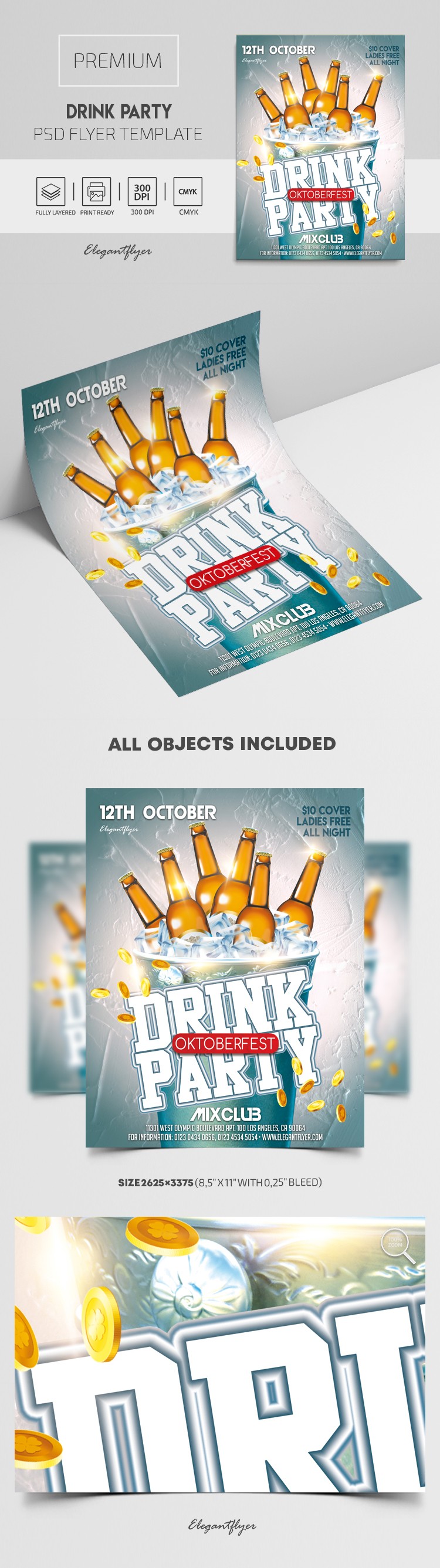 Fiesta de Bebidas by ElegantFlyer