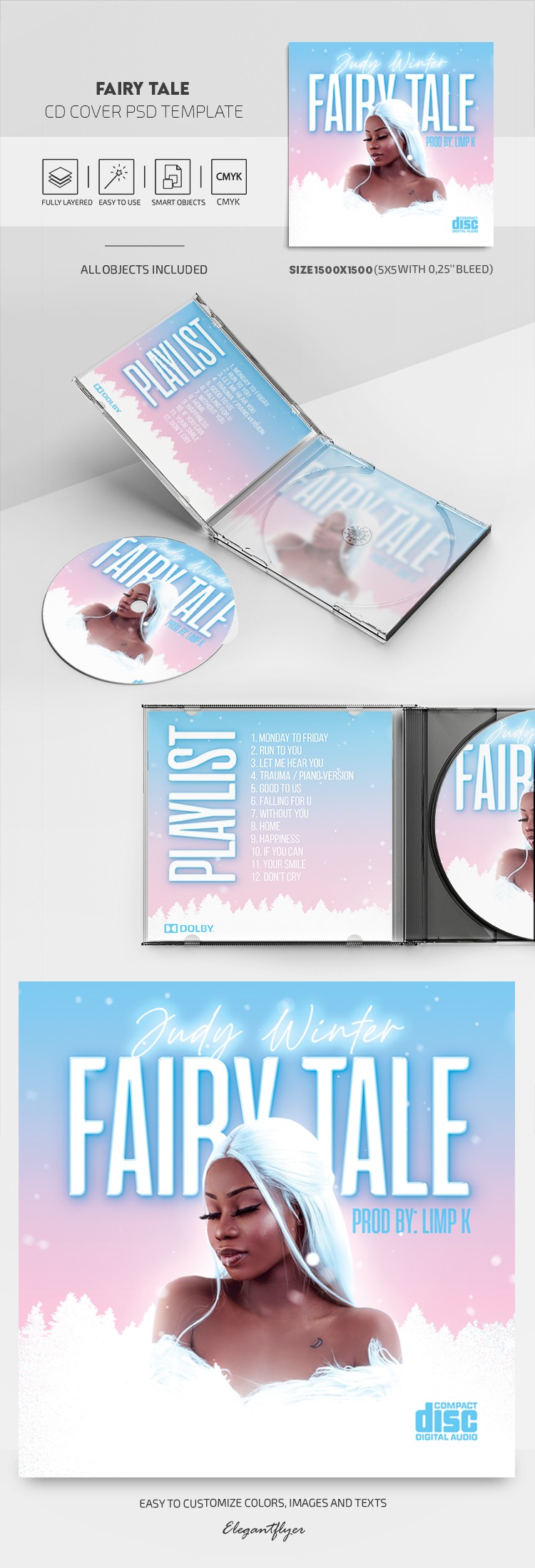Portada del CD de Cuentos de Hadas by ElegantFlyer