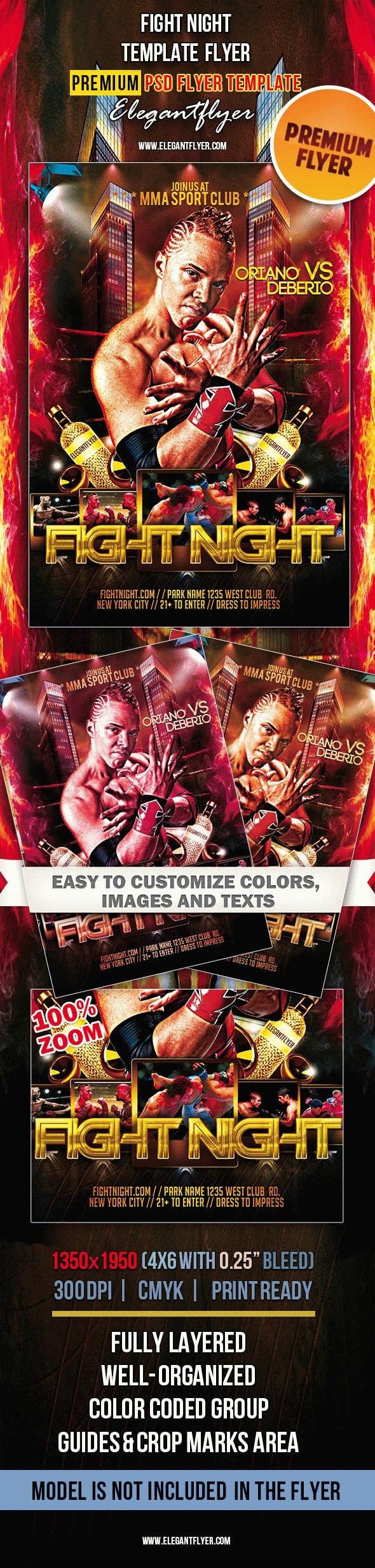 Notte di combattimento by ElegantFlyer Notte di combattimento by ElegantFlyer