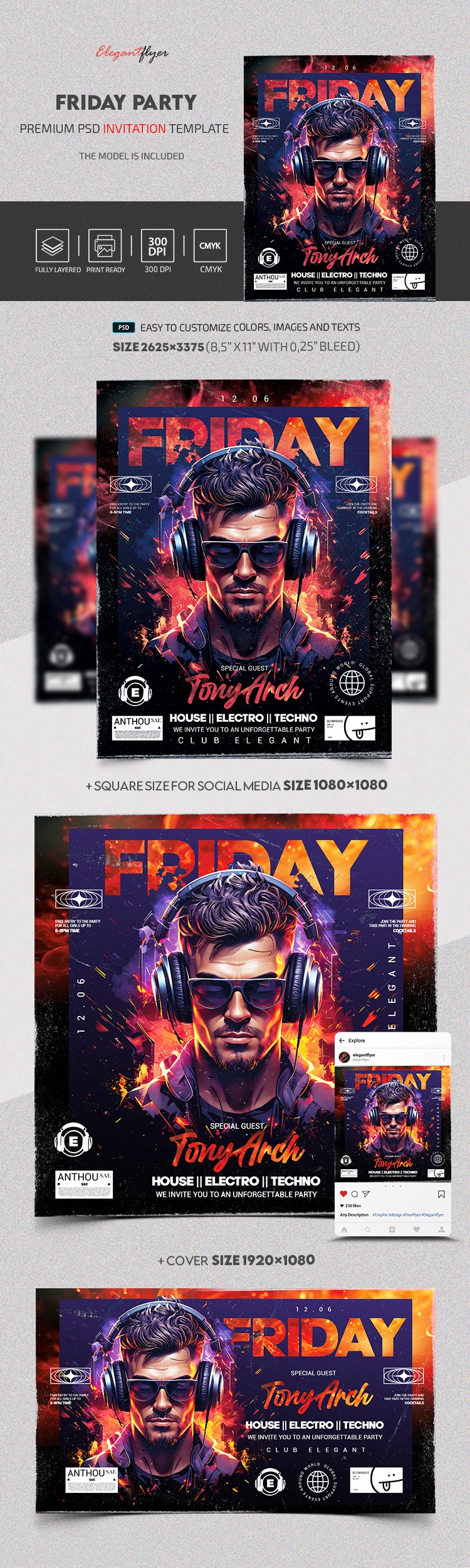 Friday Party Event by ElegantFlyer Friday Party Event by ElegantFlyer