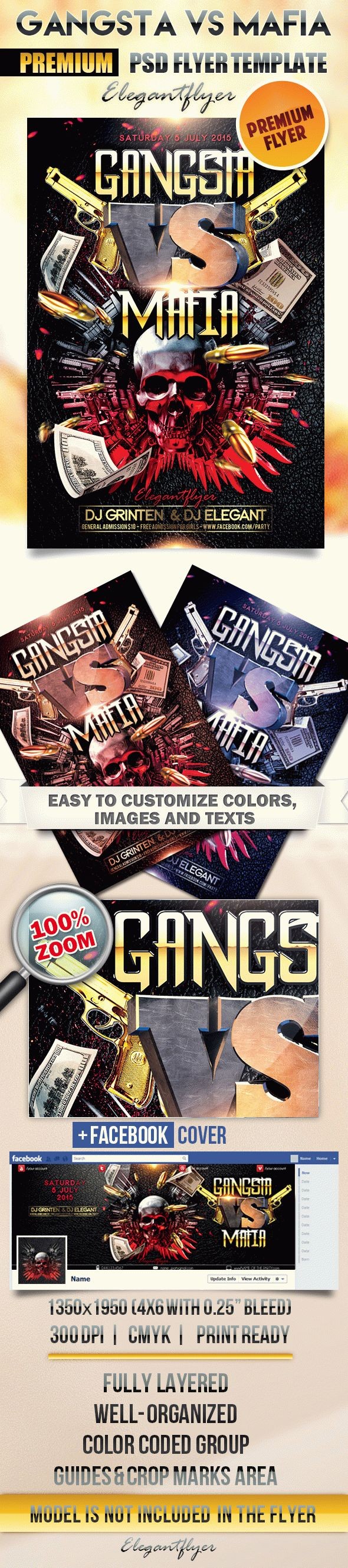 Gangsta contre Mafia by ElegantFlyer Gangsta contre Mafia by ElegantFlyer
