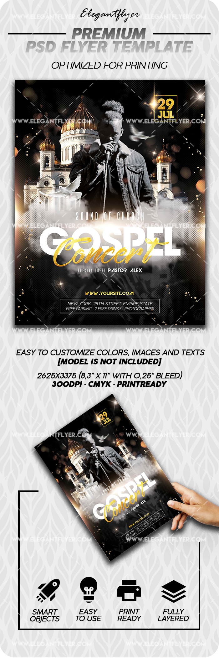 Concierto Gospel by ElegantFlyer