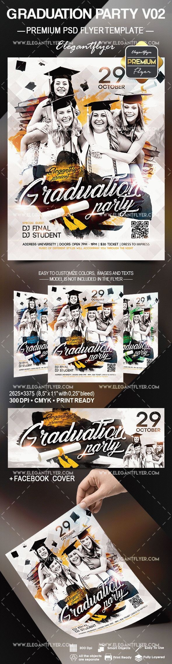Graduation Party V02 by ElegantFlyer Graduation Party V02 by ElegantFlyer