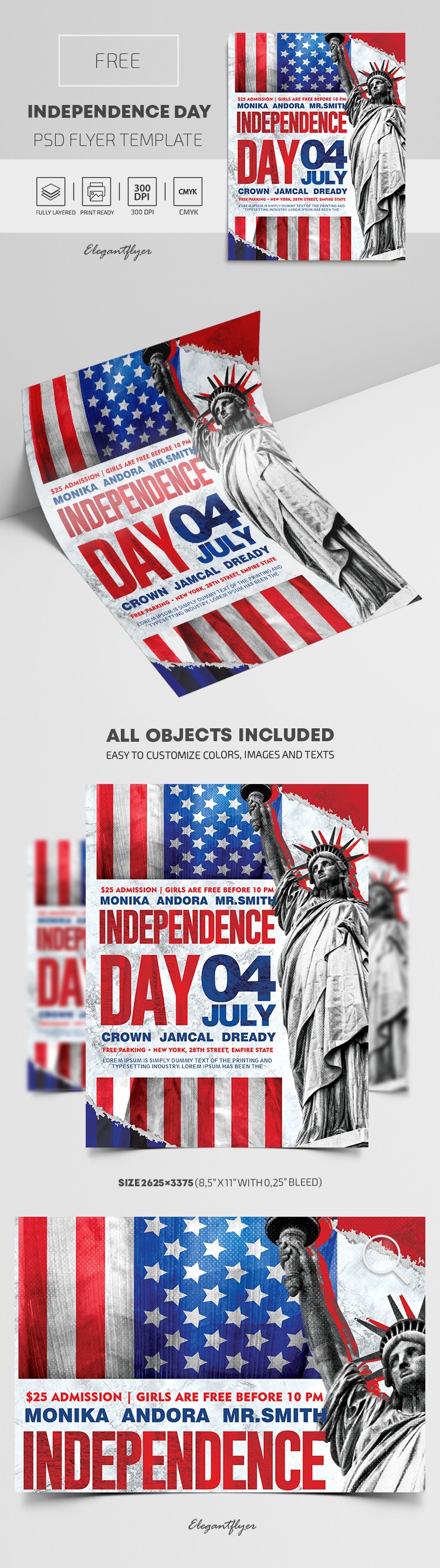 Plakat Dnia Niepodległości by ElegantFlyer Plakat Dnia Niepodległości by ElegantFlyer