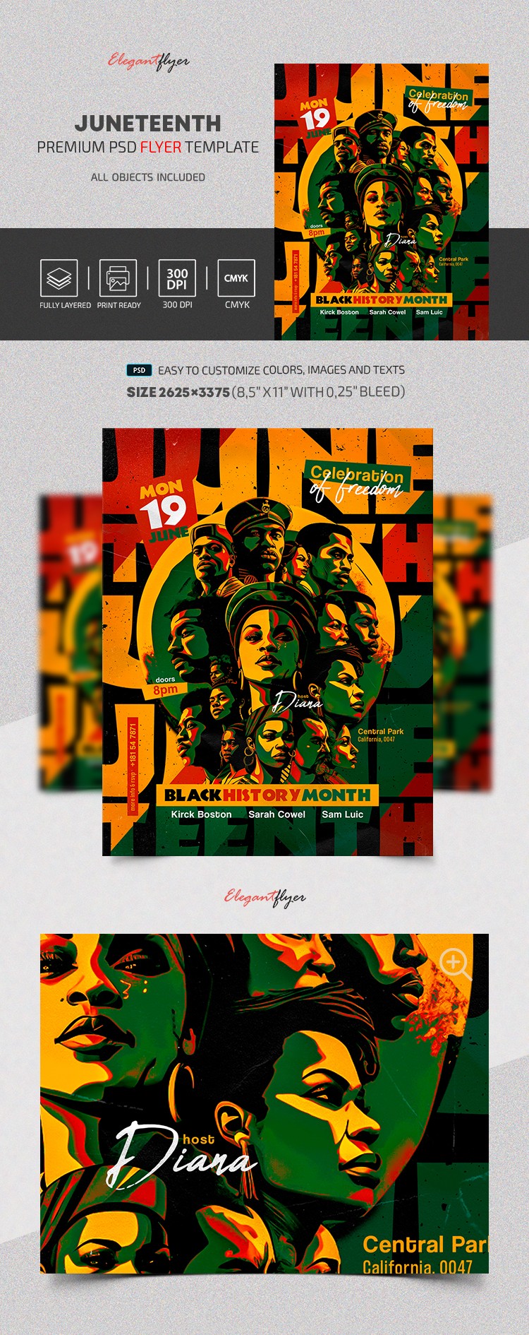 Giorno di Juneteenth. by ElegantFlyer Giorno di Juneteenth. by ElegantFlyer