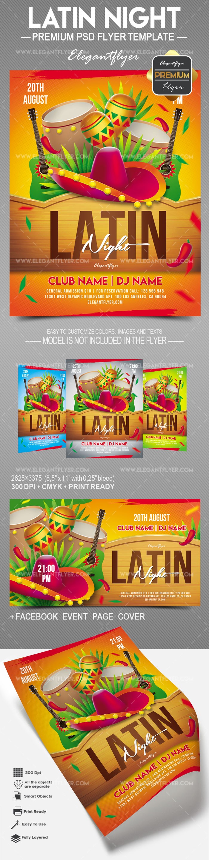 Latin Night by ElegantFlyer Latin Night by ElegantFlyer