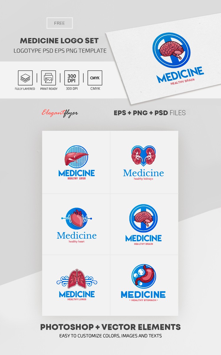 Arzneimittel-Logosatz by ElegantFlyer Arzneimittel-Logosatz by ElegantFlyer