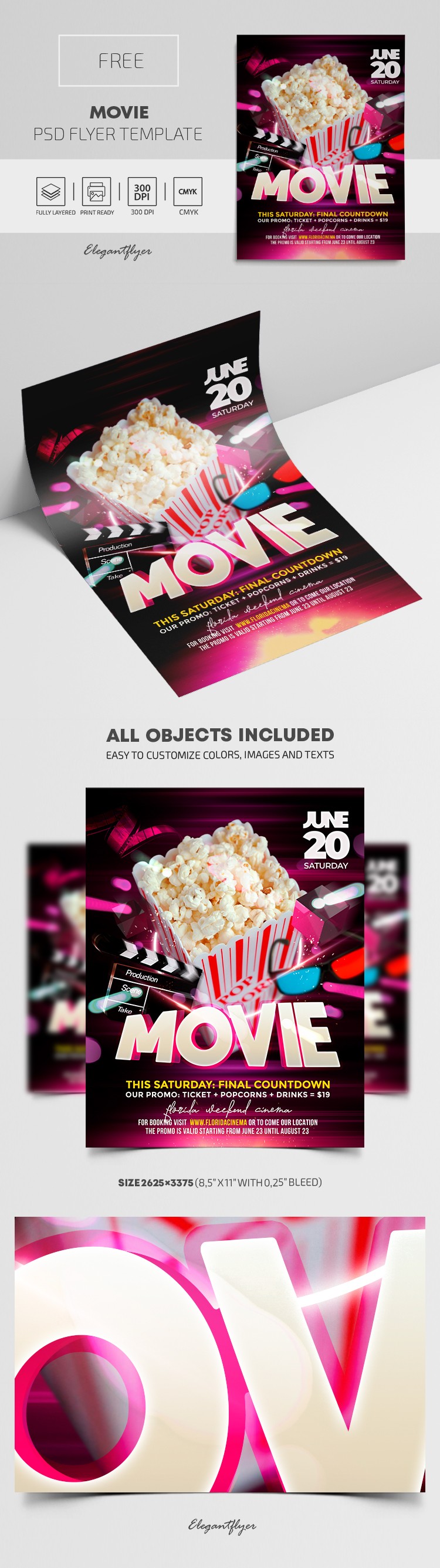 Plakat filmowy by ElegantFlyer Plakat filmowy by ElegantFlyer