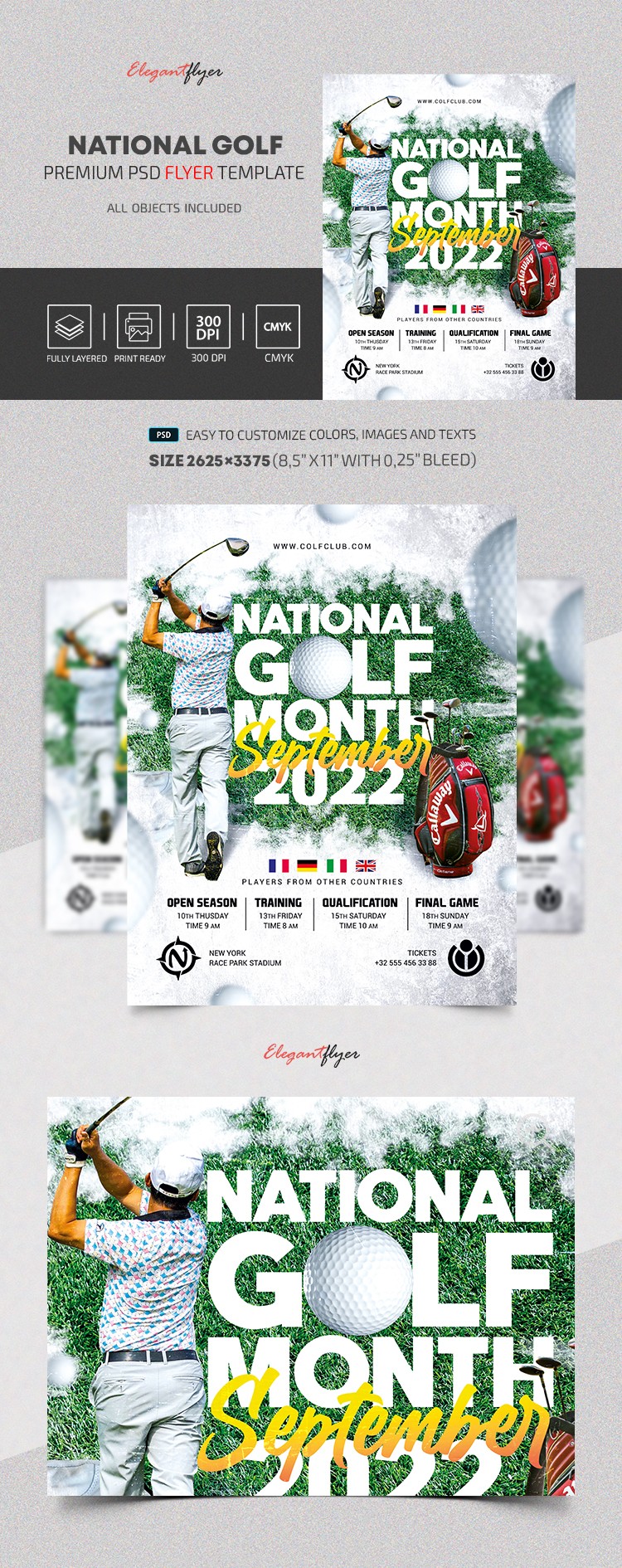 National Golf Month Flyer by ElegantFlyer National Golf Month Flyer by ElegantFlyer