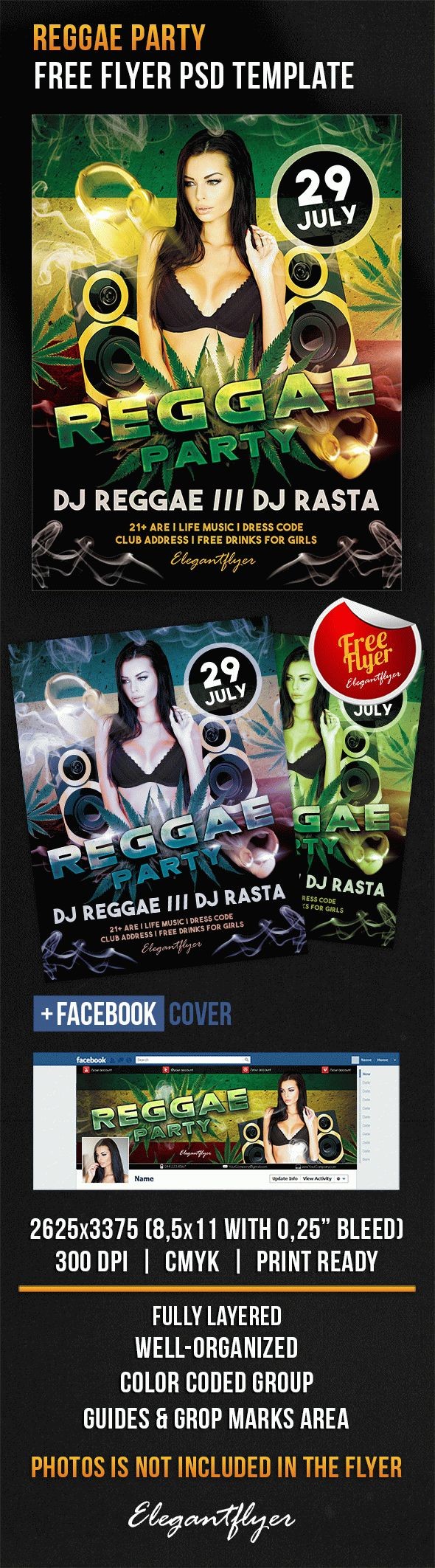 Reggae Party by ElegantFlyer Reggae Party by ElegantFlyer