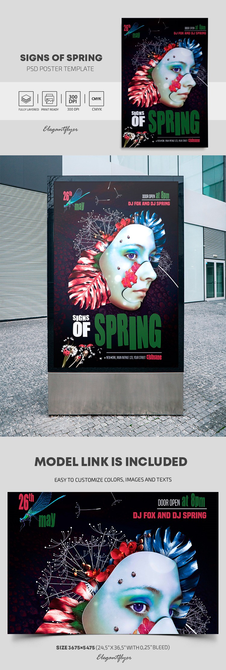 Signs of Spring Poster by ElegantFlyer Signs of Spring Poster by ElegantFlyer