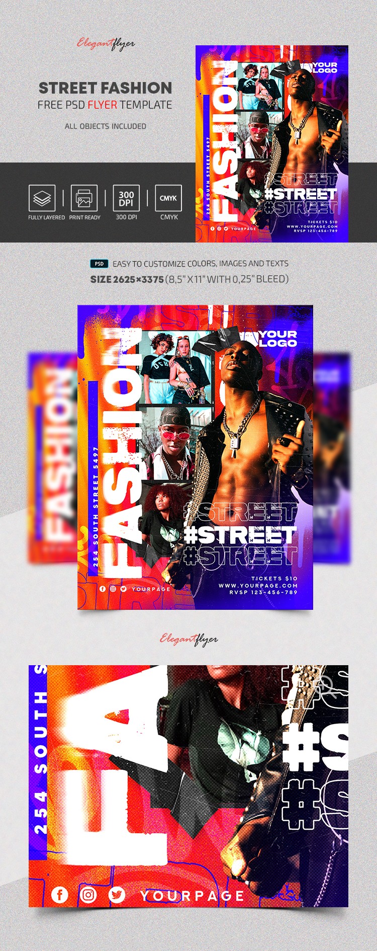 Street Fashion Flyer by ElegantFlyer Street Fashion Flyer by ElegantFlyer