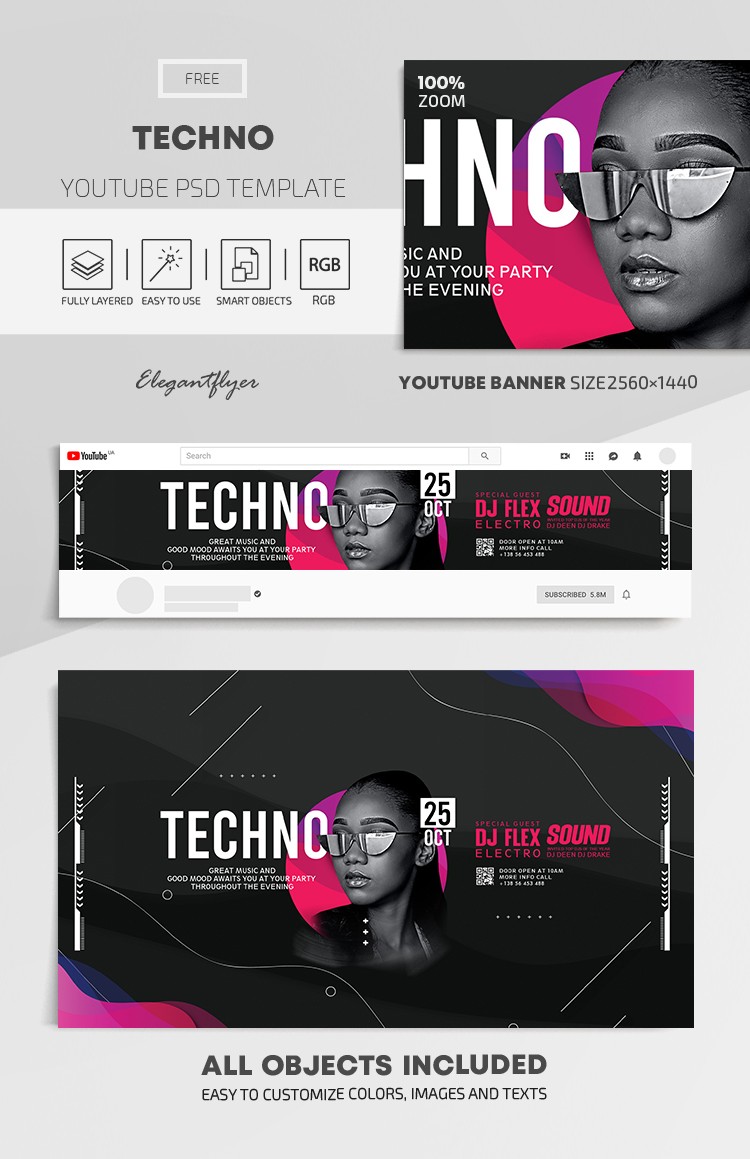 Techno Youtube by ElegantFlyer Techno Youtube by ElegantFlyer