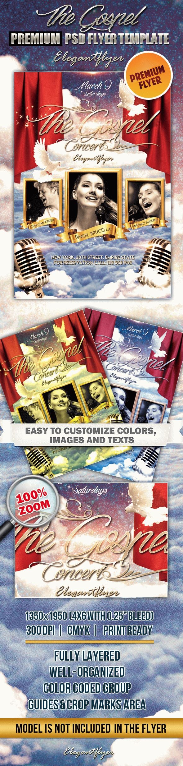 The Gospel Concert by ElegantFlyer The Gospel Concert by ElegantFlyer