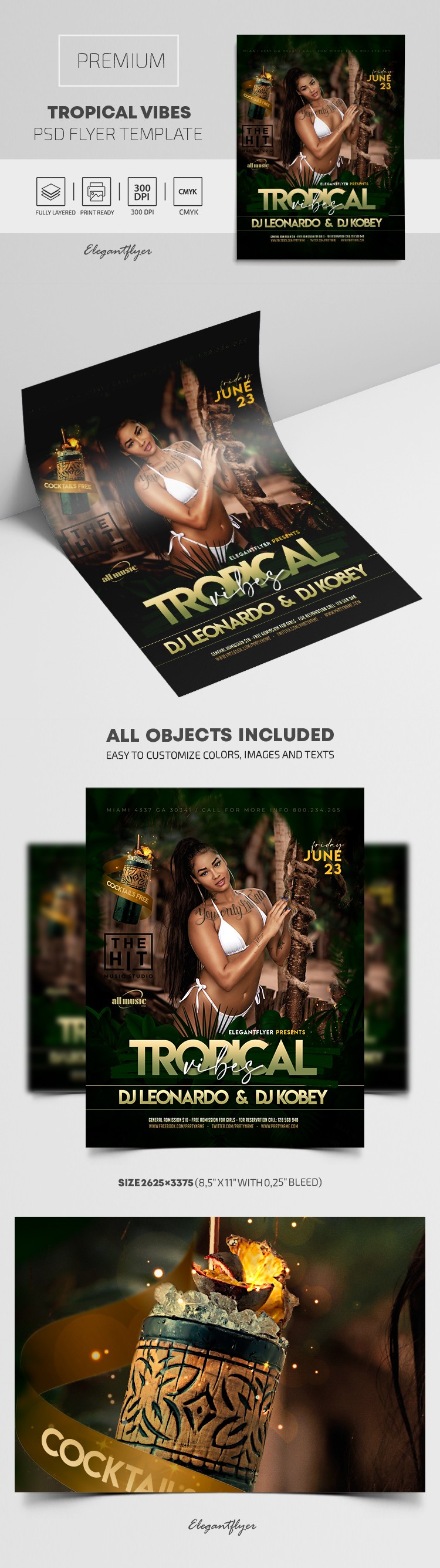 Volante de Ambiente Tropical by ElegantFlyer