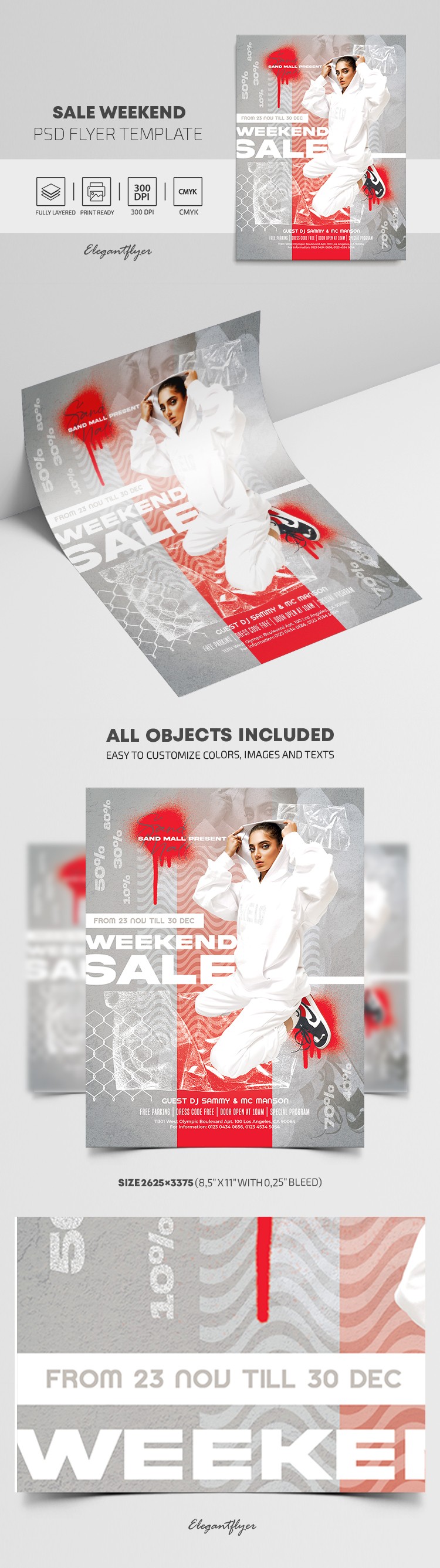 Dépliant de vente du weekend by ElegantFlyer Dépliant de vente du weekend by ElegantFlyer