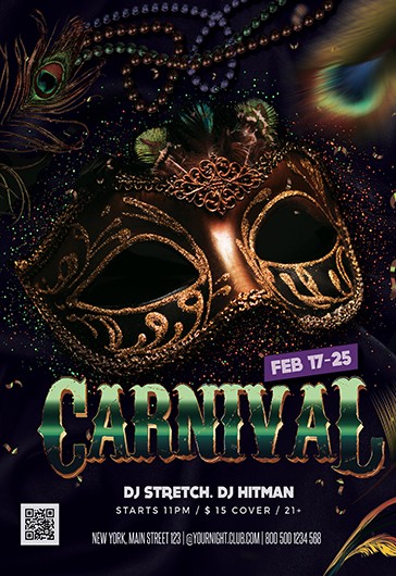 Folleto de Fiesta de Carnaval