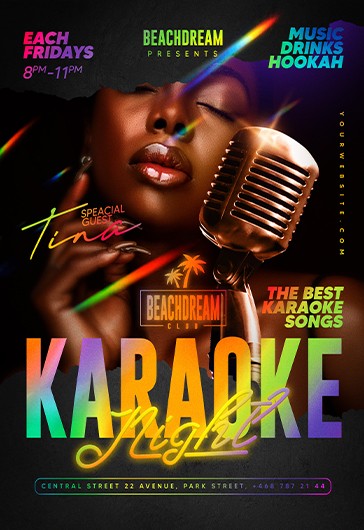 Karaoke Night Flyer